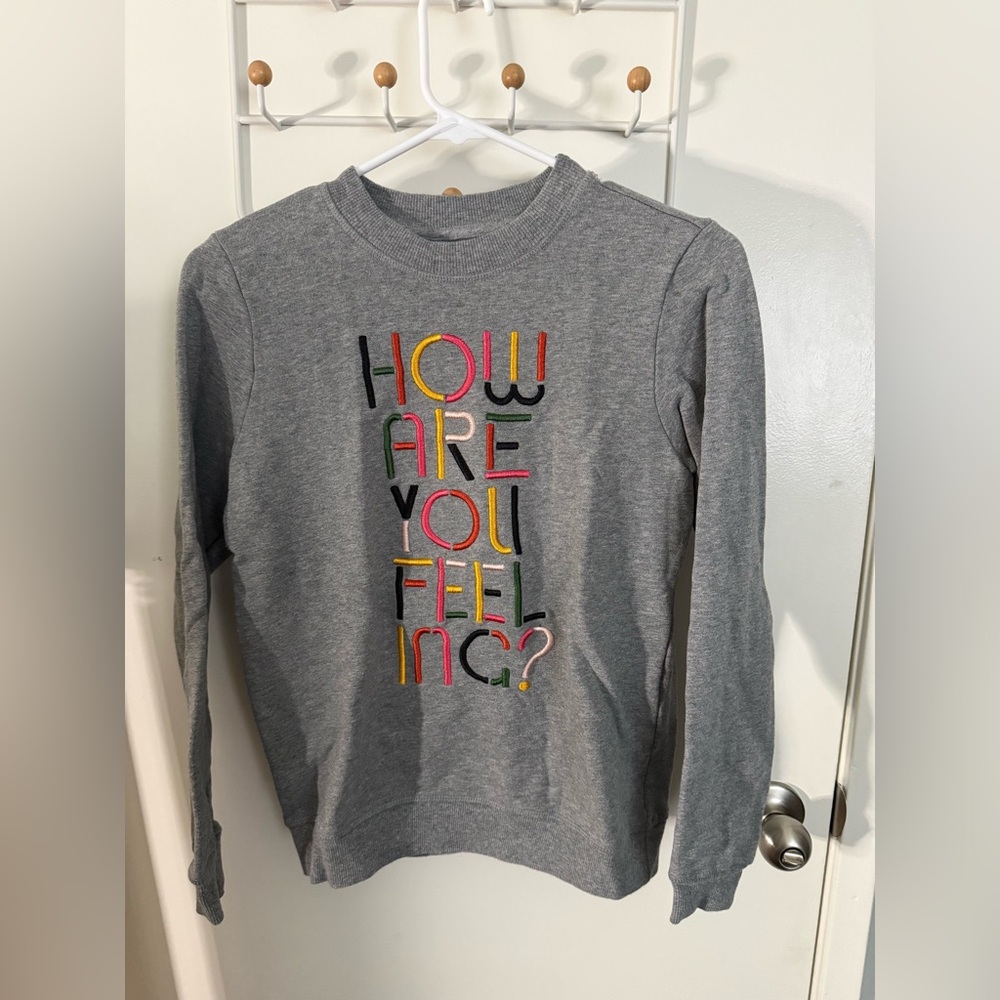 Ban.do Pullover Embroidered Crewneck